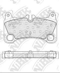 Комплект тормозных колодок PN0530 NiBK