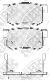 Комплект тормозных колодок PN8397 NiBK