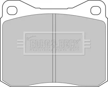 Комплект тормозных колодок BBP1057 BORG & BECK