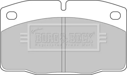 Комплект тормозных колодок BBP1117 BORG & BECK