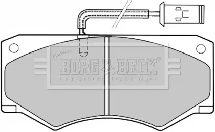 Комплект тормозных колодок BBP1138 BORG & BECK