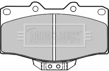 Комплект тормозных колодок BBP1152 BORG & BECK