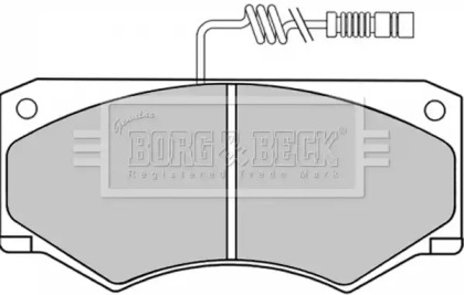 Комплект тормозных колодок BBP1153 BORG & BECK