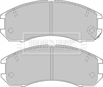 Комплект тормозных колодок BBP1162 BORG & BECK