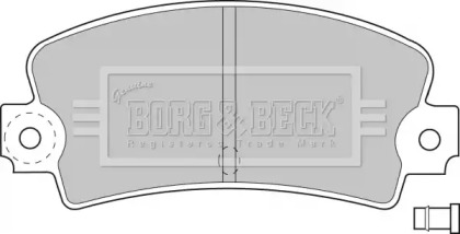 Комплект тормозных колодок BBP1233 BORG & BECK