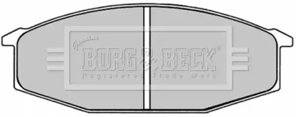 Комплект тормозных колодок BBP1245 BORG & BECK