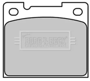 Комплект тормозных колодок BBP1347 BORG & BECK