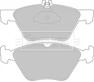 Комплект тормозных колодок BBP1393 BORG & BECK