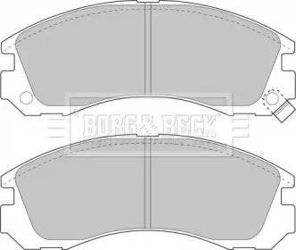 Комплект тормозных колодок BBP1449 BORG & BECK