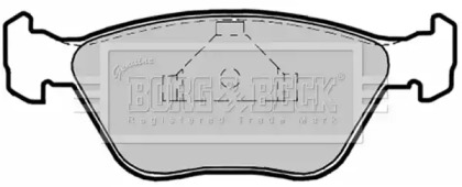 Комплект тормозных колодок BBP1475 BORG & BECK