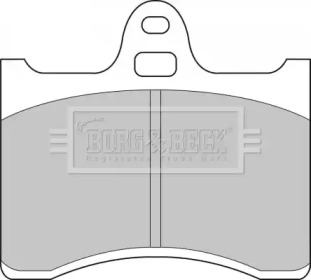 Комплект тормозных колодок BBP1538 BORG & BECK