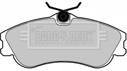 Комплект тормозных колодок BBP1725 BORG & BECK