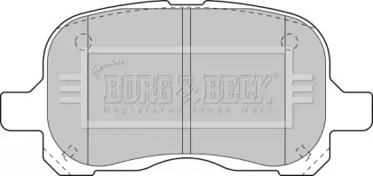 Комплект тормозных колодок BBP1771 BORG & BECK