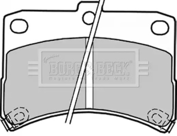 Комплект тормозных колодок BBP1847 BORG & BECK