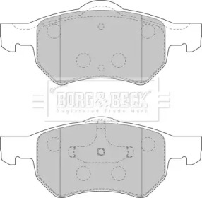 Комплект тормозных колодок BBP1902 BORG & BECK