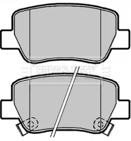 Комплект тормозных колодок BBP2099 BORG & BECK