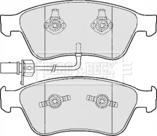 Комплект тормозных колодок BBP2111 BORG & BECK