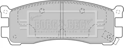 Комплект тормозных колодок BBP2135 BORG & BECK