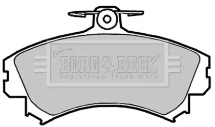 Комплект тормозных колодок BBP2151 BORG & BECK