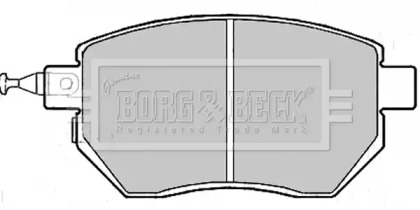 Комплект тормозных колодок BBP2172 BORG & BECK