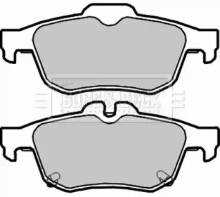 Комплект тормозных колодок BBP2303 BORG & BECK