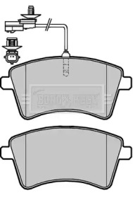 Комплект тормозных колодок BBP2420 BORG & BECK