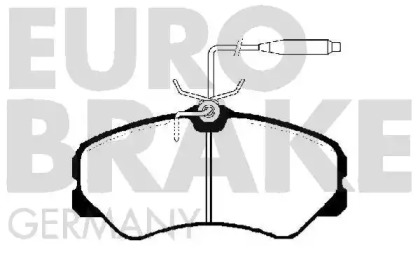 Комплект тормозных колодок 5502229954 EUROBRAKE