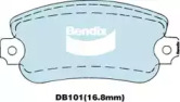 Комплект тормозных колодок DB101 GCT BENDIX-AU