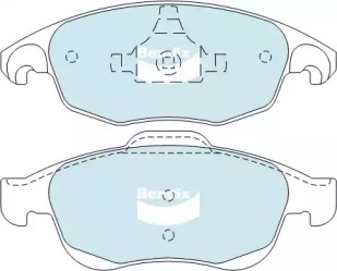 Комплект тормозных колодок DB2040 EURO+ BENDIX-AU