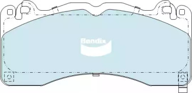 Комплект тормозных колодок DB2409 SRT BENDIX-AU