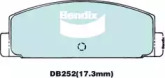 Комплект тормозных колодок DB252 GCT BENDIX-AU