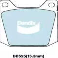 Комплект тормозных колодок DB525 GCT BENDIX-AU