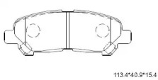 Комплект тормозных колодок KD2507 ASIMCO