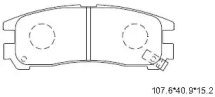 Комплект тормозных колодок KD4624 ASIMCO