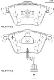 Комплект тормозных колодок KD7798 ASIMCO