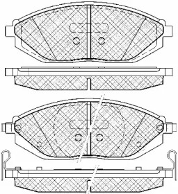 Комплект тормозных колодок 20022 BSF