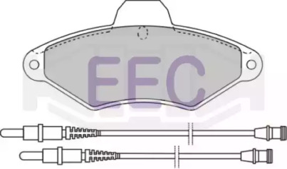 Комплект тормозных колодок BRP0803 EEC