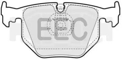 Комплект тормозных колодок BRP0956 EEC