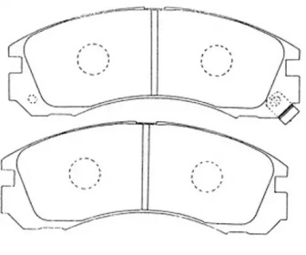 Комплект тормозных колодок FP0530 FIT