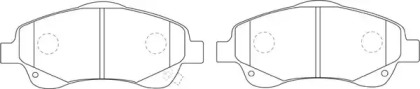 Комплект тормозных колодок FP1046 FIT