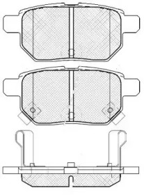 Комплект тормозных колодок FP1354 FIT