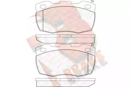 Комплект тормозных колодок RB1089-071 R BRAKE