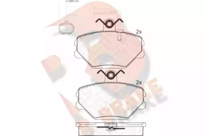 Комплект тормозных колодок RB1127 R BRAKE