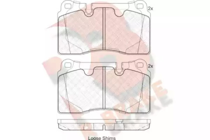 Комплект тормозных колодок RB1790 R BRAKE