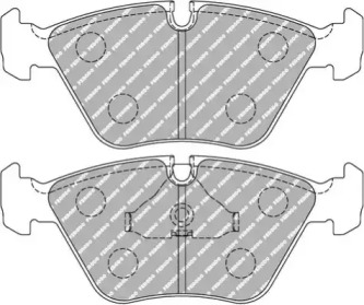 Комплект тормозных колодок FCP779H FERODO RACING