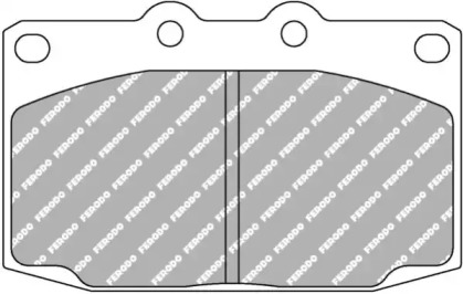 Комплект тормозных колодок FCP483H FERODO RACING