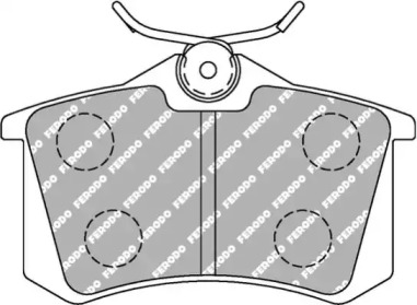 Комплект тормозных колодок FCP1491W FERODO RACING