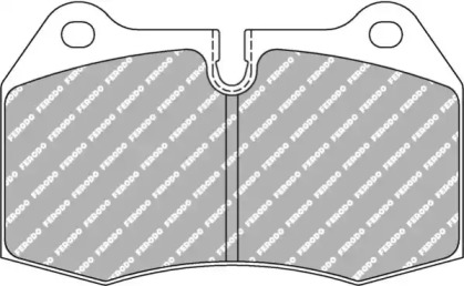 Комплект тормозных колодок FCP1561W FERODO RACING