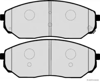 Комплект тормозных колодок J3600318 HERTH+BUSS JAKOPARTS