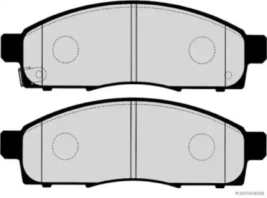 Комплект тормозных колодок J3601030 HERTH+BUSS JAKOPARTS